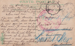 Carte écrite Montrichard (41) Pour Hôpital Du Fort Carré Antibes (06) Tampon Apposé Pour Réexpédition Vers Loir Et Cher - WW I