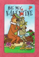 Singapore- Be My Valentine (Yogi Bear)- Singapore Telecom. Used Phone Card By 5 Dollars. - Singapour