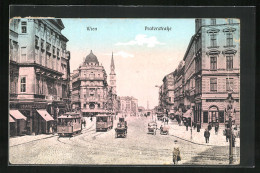 AK Wien, Praterstrasse, Strassenbahn  - Tram