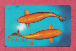 Singapore- Fish Ogon- Singapore Telecom. Used Phone Card By 5 Dollars. - Singapore
