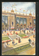 Künstler-AK Bruxelles, L`Exposition Univeselle Et Internationale 1910, Facade Des Sections Étrangères  - Exhibitions