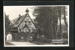 AK Pirkenhammer, Gasthaus Schützenmühle Mit Terrasse  - República Checa