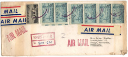 United States REGISTERED Letter Via Yugoslavia 1969,AIR MAIL,McLean,VA - Covers & Documents