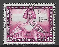 GERMANIA REICH TERZO REICH 1933 OPERE MUSICALI DI WAGNER UNIF.478  USATO VF - Gebraucht