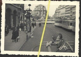 BELG 522 0524 WW2 WK2 BELGIQUE BRUXELLES TRAMWAY    OCCUPATION ALLEMANDE 1940 - War, Military