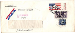 United States REGISTERED Letter Via Yugoslavia 1978 Brewster NY - Cartas & Documentos