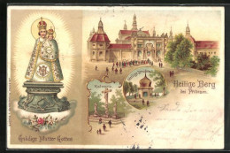 Lithographie Heiliger Berg Bei Pribram, Kloster, Heiliger Brunnen, Kalwaria  - Czech Republic
