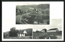 AK Zivohost, Gesamtansicht, Kostel, Skola  - Czech Republic