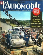 AUTOMOBILE (L') [No 173] Du 01/09/1960 - Salon 1960 - Les Nouveautes Simca - Velox - Opel Et Lotus - Essais De La Daf Ha - Autres & Non Classés