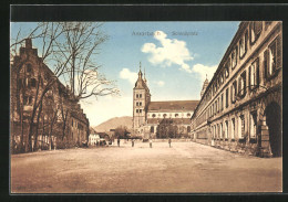 AK Amorbach, Schlossplatz Mit Kirche  - Amorbach