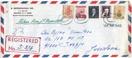 United States REGISTERED Letter Via Yugoslavia 1979 Monroe NY - Brieven En Documenten