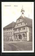 AK Amorbach, Rathaus Mit Gasthaus Zum Leining. Hof Franz Etzel  - Amorbach