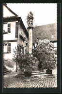 AK Amorbach /Odw., Mariensäule  - Amorbach