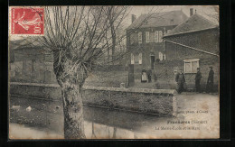 CPA Fransures, La Mairie-Ecole Et La Mare  - Autres & Non Classés