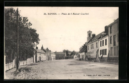 CPA Boves, Place De L`Amiral Courbet  - Boves