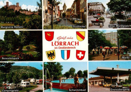 73947815 Loerrach Burgruine Roetteln Stadtmitte Alter Marktplatz Rosenfelspark M - Lörrach