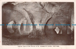 R100378 Interior View Of Old Portion Of St. Clements Caves. Hastings. The W. And - Monde