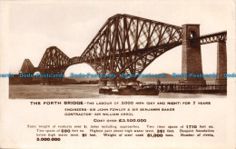 R100381 The Forth Bridge. The Labour Of 5000 Men Day And Night For 7 Years. RP - Monde