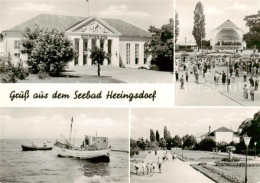 73867314 Heringsdorf  Ostseebad Usedom Kulturhaus Musikpavillon Fischerboote Pro - Sonstige & Ohne Zuordnung