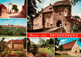 73867258 Dringenberg Kirche Teilansicht Burg Am Ehrenmal Zehntscheune Dringenber - Bad Driburg