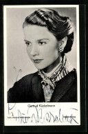 AK Schauspielerin Gertrud Kückelmann, Gesehen In Dem Film Musik Bei Nacht, Autograph  - Actors