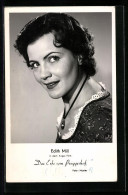AK Schauspielerin Edith Mill, Im Film Das Erbe Vom Pruggerhof, Autograph  - Actors
