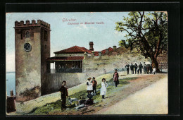 Postal Gibraltar, Entrance To Moorish Castle  - Gibilterra