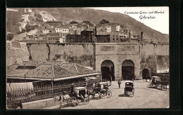 Postal Gibraltar, Casemates Gates And Market  - Gibraltar