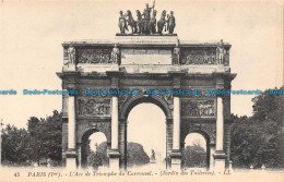 R101044 Paris. LArc De Triomphe Du Carrousel. Jardin Des Tuileries. LL. Levy Et - Monde