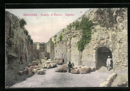 Cartolina Siracusa, Castello Di Eurialo, Ingresso  - Siracusa
