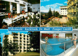 73759438 Bad Koenig Odenwald Kurklinik Dr Wolf Speisesaal Terrasse Hallenbad Bad - Bad Koenig