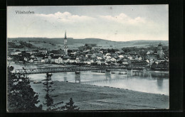 AK Vilshofen / Donau, Panoramablick über Den Fluss  - Vilshofen