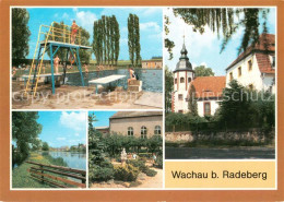 73759315 Wachau Sachsen Schwimmbad Kirche Teilansichte Park Wachau Sachsen - Other & Unclassified