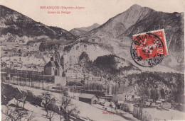 Briançon (05 Hautes Alpes) Sous La Neige - édit. DC Circulée 1908 - Briancon