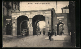 Cartolina Milano, Portoni Di Porta Nuova  - Milano (Milan)