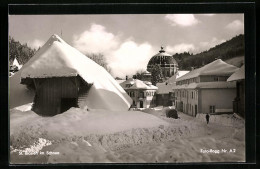 AK St. Blasien, Ortspartie Im Schnee  - St. Blasien