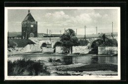 AK Esslingen A. N., Partie Mit Plinsaubrücke  - Esslingen