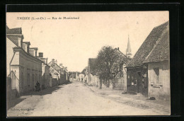 CPA Thésée, Rue De Montrichard, Vue De La Rue  - Montrichard