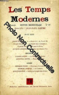Les Temps Modernes N° 89 - André Blumel. ¿ Le « Décret-Loi » Du 9 Avril 40gilles Martinet. ¿ Le Dossier Du « Complot »Cl - Sin Clasificación