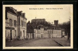 CPA Saint-Aignan, Place Du Champ De Foire  - Saint Aignan