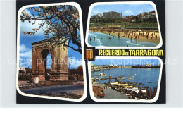 72493372 Tarragona Hafen Triumpfbogen Strand Tarragona - Sonstige & Ohne Zuordnung