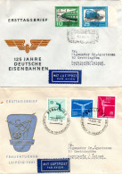 DDR. 1960, 61. 125 Year Germany Railroad And Europacup In  í Woman Gymnastics. - Covers & Documents