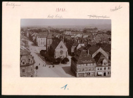 Fotografie Brück & Sohn Meissen, Ansicht Bautzen, Blick Vom Reichenturm Auf Die Innenstadt Mit Kirche  - Places
