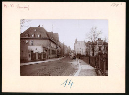 Fotografie Brück & Sohn Meissen, Ansicht Limbach I. Sa., Postamt In Der Moritzstrasse  - Orte