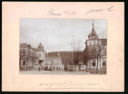 Fotografie Brück & Sohn Meissen, Ansicht Pirna, Eingang D. Kaserne Des 1. Königlich Sächsischen Pionier-Bataillon N  - Orte