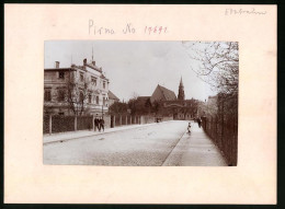 Fotografie Brück & Sohn Meissen, Ansicht Pirna, Handels - Und Landwirtschaftliche Schule, Klosterkirche, Zollamt  - Orte