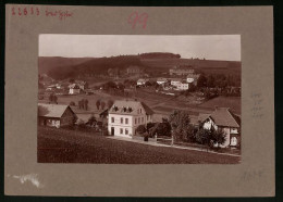 Fotografie Brück & Sohn Meissen, Ansicht Bad Elster, Restaurant & Cafe Toscana, Blick Auf Kessel  - Lieux