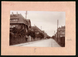 Fotografie Brück & Sohn Meissen, Ansicht Flöha, Carolastrasse Mit Wohnhäusern  - Orte