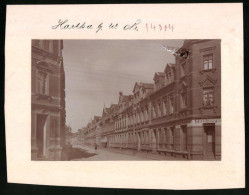 Fotografie Brück & Sohn Meissen, Ansicht Hartha, Bismarckstrasse Mit Bäckerei Max Beegen  - Places