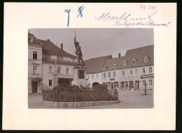 Fotografie Brück & Sohn Meissen, Ansicht Wilsdruff, Marktplatz M. Spielwarenladen Martin Reichelt, Zahn-Praxis & Denk  - Lieux